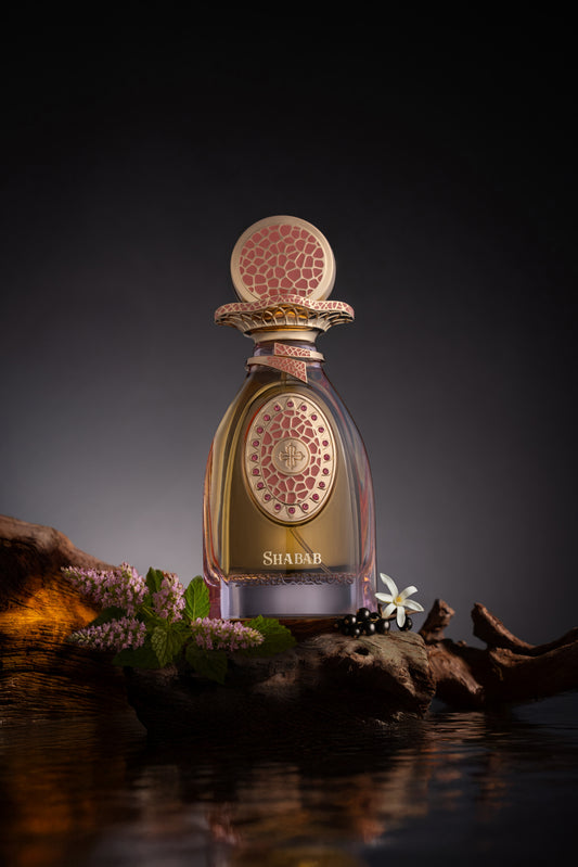 SHABAB (YOUTH POTION) FLORAL, WOODY & WARM  ELEGANT, ROMANTIC, AND TIMELESS